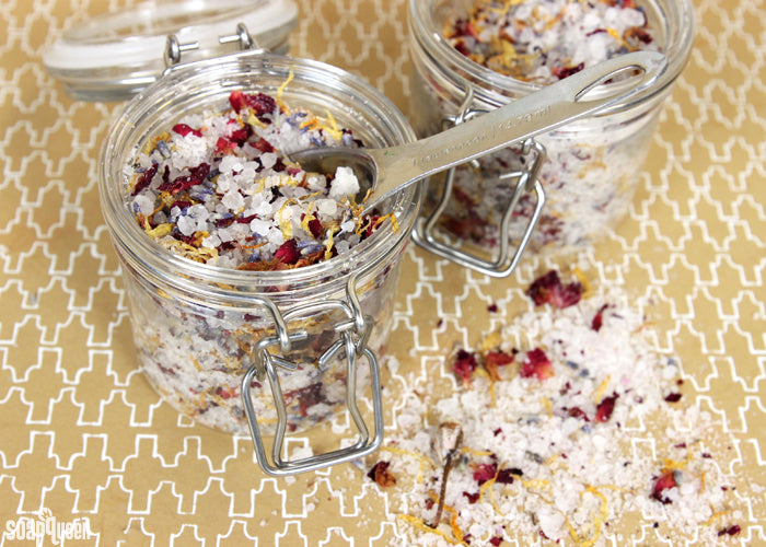 How To Make Floral Bath Salts