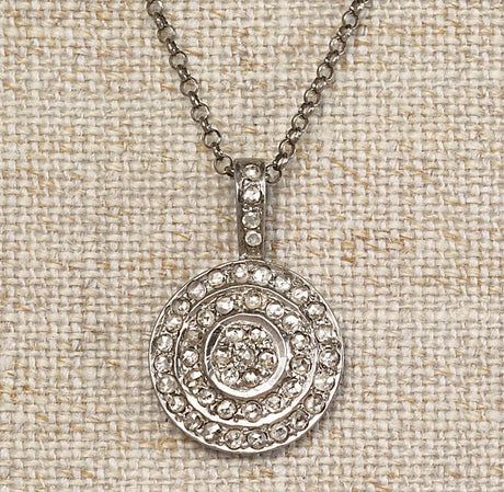 Diamond Pavé Pendant Necklace