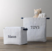Printed Canvas Storage Bins - Airplane