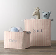 Printed Canvas Storage Bins - Airplane