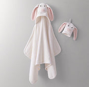 Animal Hooded Bath Towel & Mitt